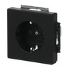 SCHUKO® socket insert Safety Shutter without claw black matt - Platform 63