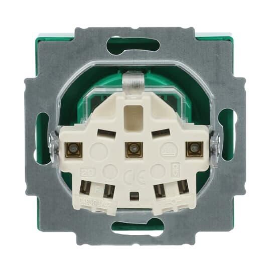 SCHUKO® socket insert Safety Shutter green - Platform 63 – Görsel 2 / 4