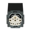 SCHUKO® socket insert Safety Shutter with Hinged Lid black matt - Platform 63
