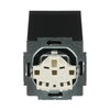 SCHUKO® socket insert Safety Shutter with Hinged Lid without claw black matt - Platform 63