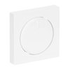 Cover plate for Dimmer Turn button with Neon lamp studio white - Platform 63