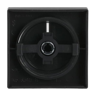 Cover plate for Dimmer Turn button with Neon lamp black matt - Platform 63