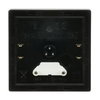 Control Element for Switch/dimmer Single push button with Neon lamp black matt - Platform 63