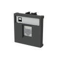 Data outlet Anthracite Polished - Zenit BS