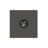 TV/SAT outlet Anthracite Polished - Zenit BS