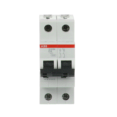 Miniature Circuit Breaker - S200M - 2P - 4 A - D - (AC) 10 kA