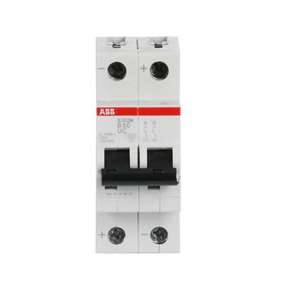 Miniature Circuit Breaker - S200MUC - 2P - 50 A - B - (AC) 10 kA