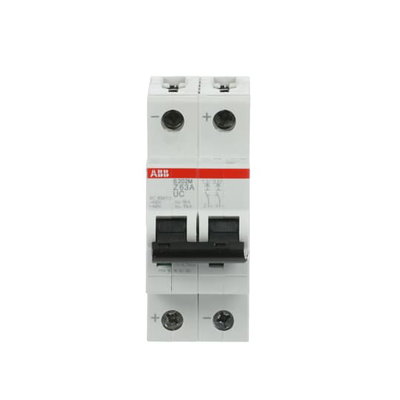 Miniature Circuit Breaker - S200MUC - 2P - 63 A - Z - (AC) 10 kA