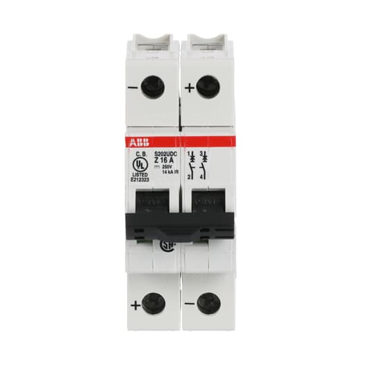 Miniature Circuit Breaker - S200UDC - 2P - 16 A - Z - (230 V AC) 14 kA – Image 2 of 4