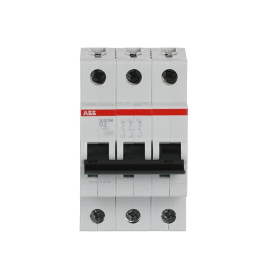 Miniature Circuit Breaker - S200M - 3P - 2 A - D - (AC) 10 kA – Image 2 of 3