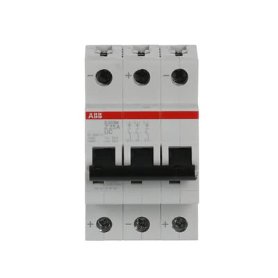 Miniature Circuit Breaker - S200MUC - 3P - 25 A - Z - (AC) 10 kA