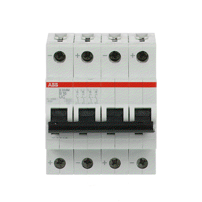 Miniature Circuit Breaker - S200MUC - 4P - 16 A - B - (AC) 10 kA