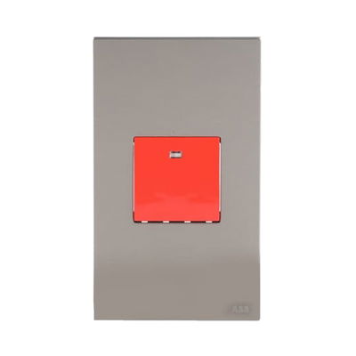 Switch 1-way Double Pole 2-pole switch Stainless steel - Millenium