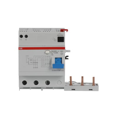 Residual Current Device Block DDA200 - 3P - 30 mA - 63 A - Type A