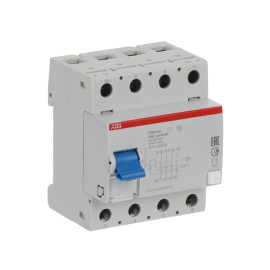 Residual Current Circuit Breaker - 4P - Type AC - 30 mA - 125 A – Görsel 2 / 3