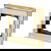 Cover frame 1-gang polished brass ivory white - Busch-Dynasty