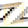 Cover frame 1-gang polished brass ivory white - Busch-Dynasty