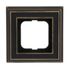 Cover frame 1-gang antique brass anthracite - Busch-Dynasty