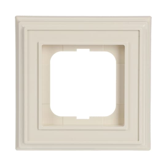Cover frame 1-gang(s) ivory white - Busch-Dynasty