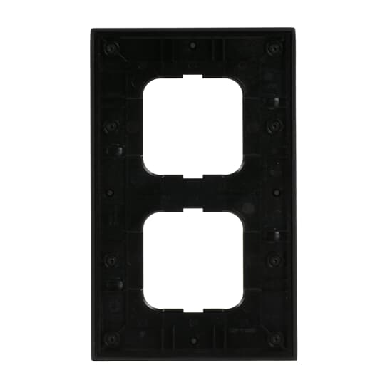 Cover frame 2-gang(s) antique brass decor anthracite - Busch-Dynasty – Görsel 2 / 5