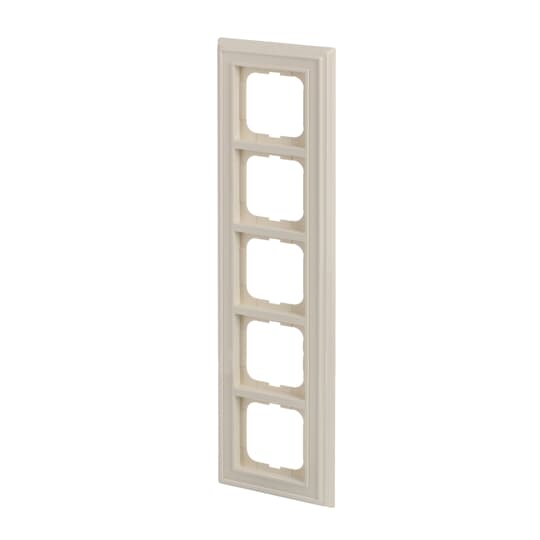 Cover frame 5-gang(s) ivory white - Busch-Dynasty – Görsel 5 / 5