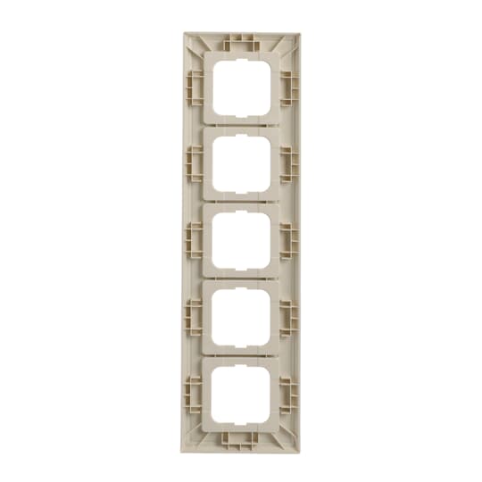 Cover frame 5-gang(s) ivory white - Busch-Dynasty – Görsel 2 / 5