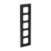 Cover frame 5-gang anthracite - Busch-Dynasty