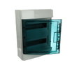 Consumer unit  MISTRAL65H, Surface mounting, 24 modules, 2 row(s), IP65,  Door: Single, Plastic, Transparent, Dimensions: 435 mm x 320 mm x 155 mm