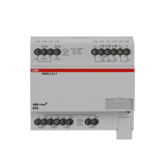FCC/S1.2.1.1 Fan Coil Controller, 2 x 0-10 V, 3-stage, MDRC