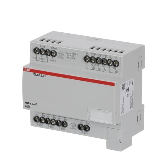 FCC/S1.2.1.1 Fan Coil Controller, 2 x 0-10 V, 3-stage, MDRC – Görsel 3 / 3