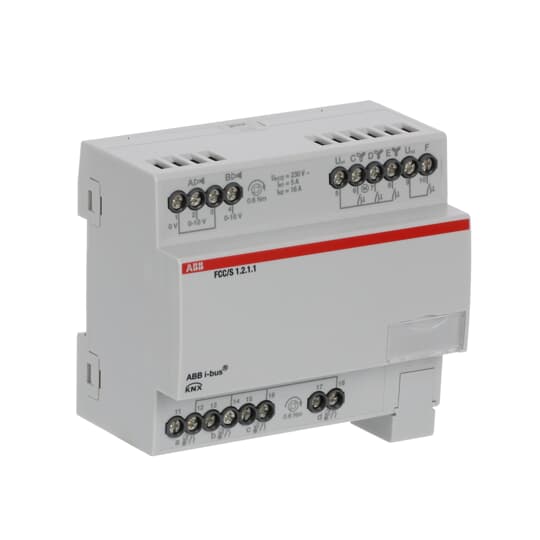 FCC/S1.2.1.1 Fan Coil Controller, 2 x 0-10 V, 3-stage, MDRC – Görsel 2 / 3