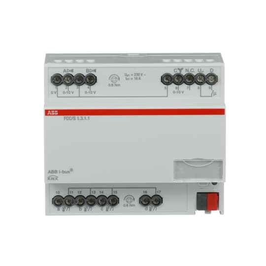 FCC/S1.3.1.1 Fan Coil Controller, 3 x 0-10 V, MDRC