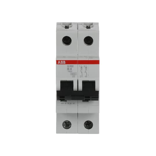 Miniature Circuit Breaker - S200 - 2P - 4 A - B - (400 V AC) 6 kA