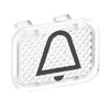 Symbol for rocker with Symbol "bell" transparent