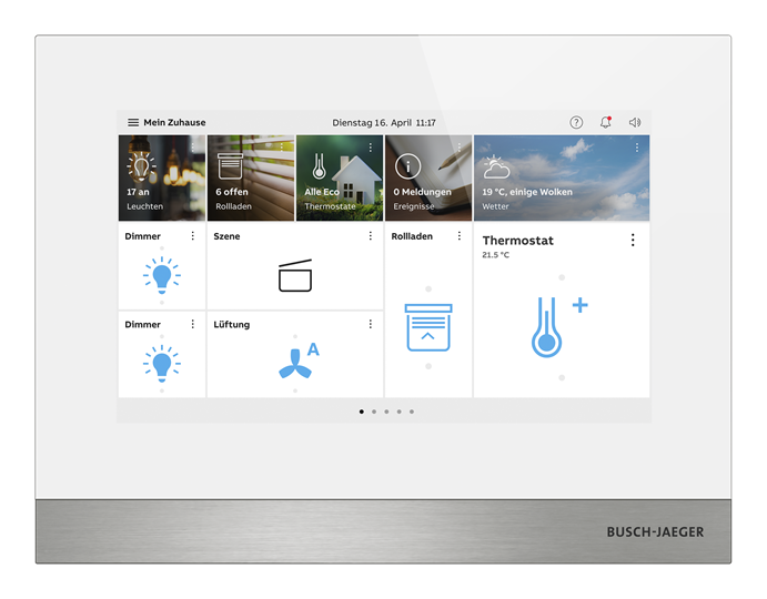 IP Touch 7, LAN + Wi-Fi, white