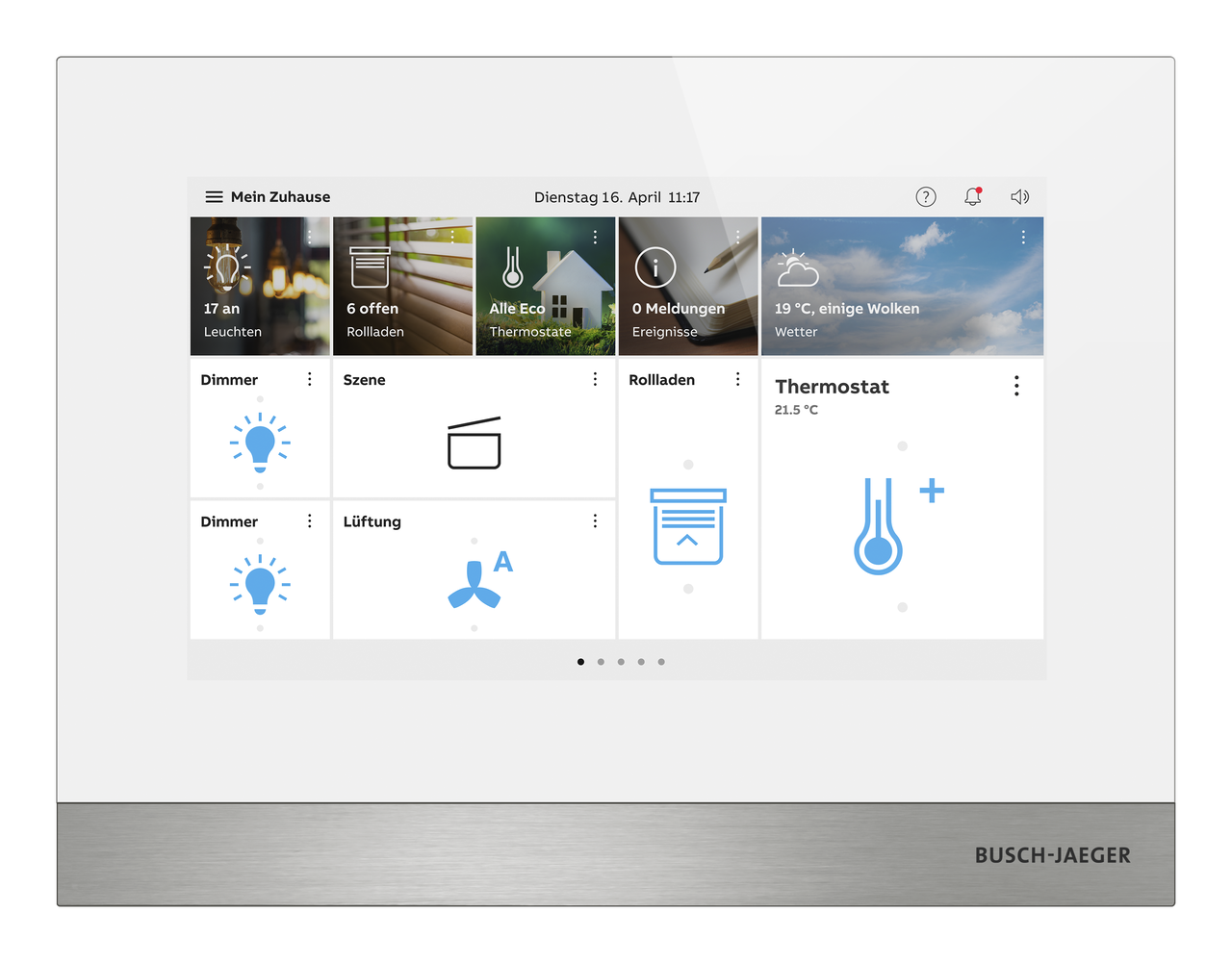IP Touch 7, LAN + Wi-Fi, white – Görsel 2 / 2
