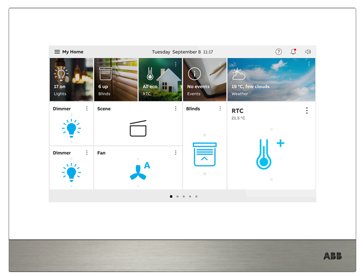 IP Touch 7, LAN + LAN, white – Image 2 of 3