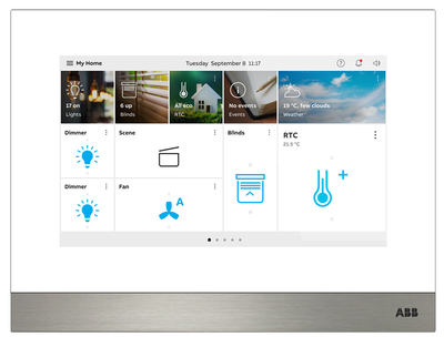 IP Touch 7, LAN + LAN, white