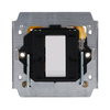Flush Mounted Inserts Off switch 1-pole for 1 rocker, Neon lamp/Orange 32 A