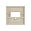 Cover plate TAE, UAE/TAE, USB/VGA/HDMI/loudspeaker/charging 1 gang ivory white - Platform 63
