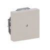 Cover plate for Cable outlet 1-gang with Mounting plate ivory white - Platform 63