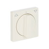 Cover plate with legend Symbol "arrows" for Venetian blind, Turn button ivory white - Platform 63