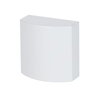 Cover plate 50x50 mm with Hinged Lid for data connection housing studio white - Platform 63