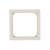 Cover plate 50x50 mm for data connection housing ivory white - Platform 63