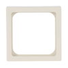 Cover plate 50x50 mm for data connection housing ivory white - Platform 63