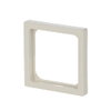 Cover plate 50x50 mm for data connection housing ivory white - Platform 63