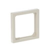 Cover plate 50x50 mm for data connection housing ivory white - Platform 63