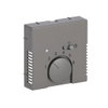 Cover plate with legend Characters 1 ... 6 for Thermostat Turn button stainless steel - Pure Stainless Steel