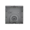 Cover plate with legend Characters 1 ... 6 for Thermostat Turn button stainless steel - Pure Stainless Steel