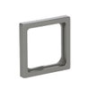Cover plate 50x50 mm for data connection housing stainless steel - Pure Stainless Steel